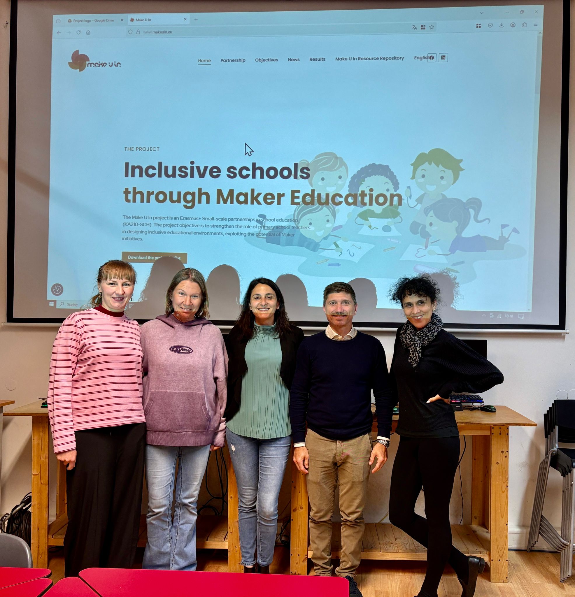 MAKE U IN Transnational Project Meeting